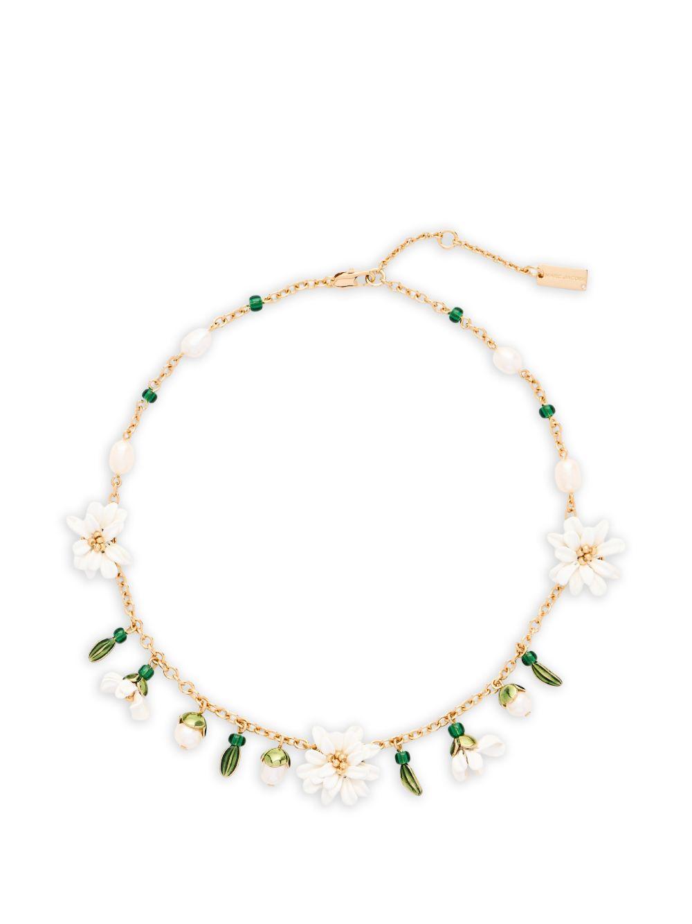 MARC JACOBS Collana The Rooted Daisy con fiori 