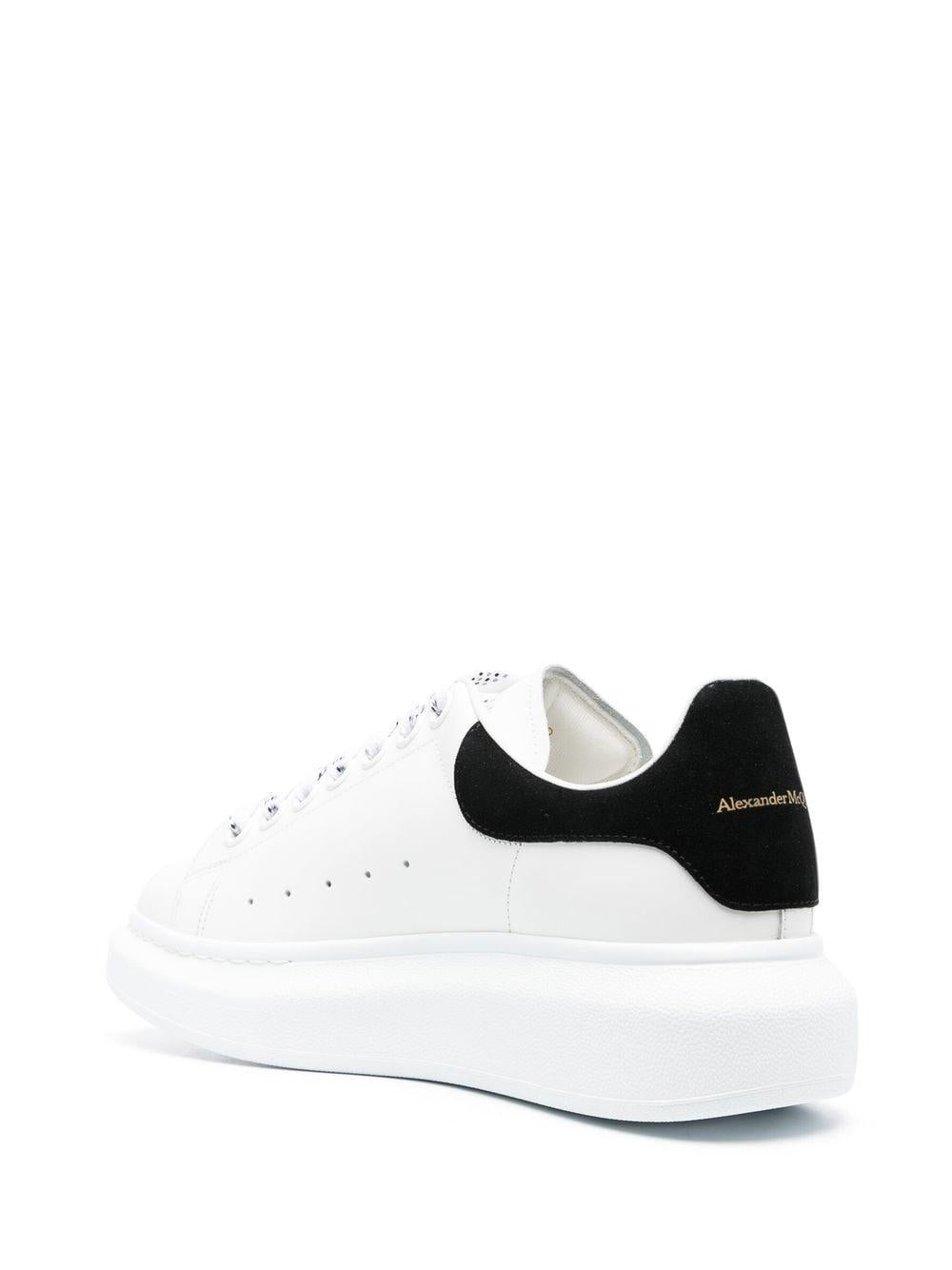 ALEXANDER McQUEEN Sneakers Oversize in pelle di vitello bianca 