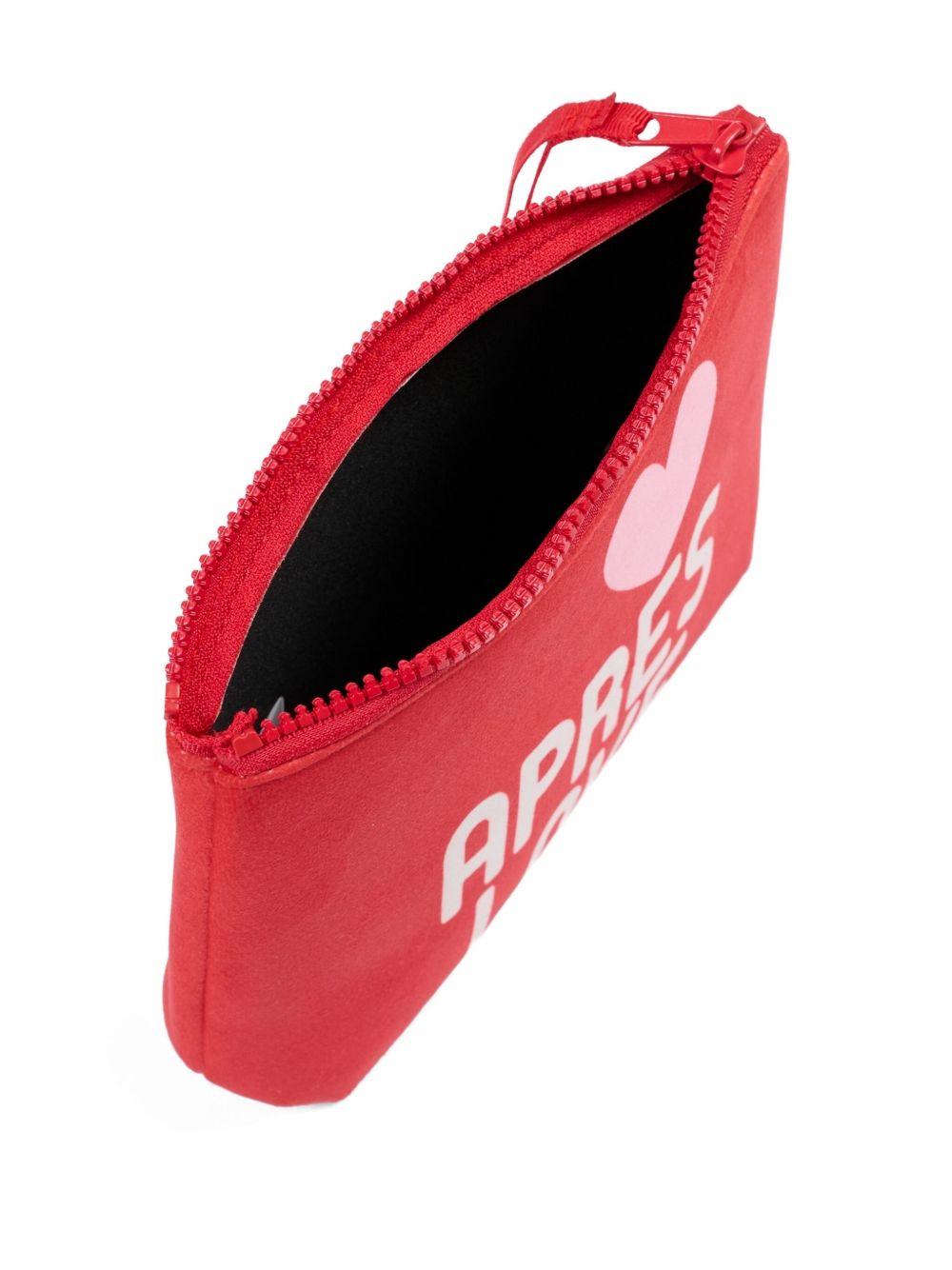 MC2 SAINT BARTH Pochette 'Aline' rossa 