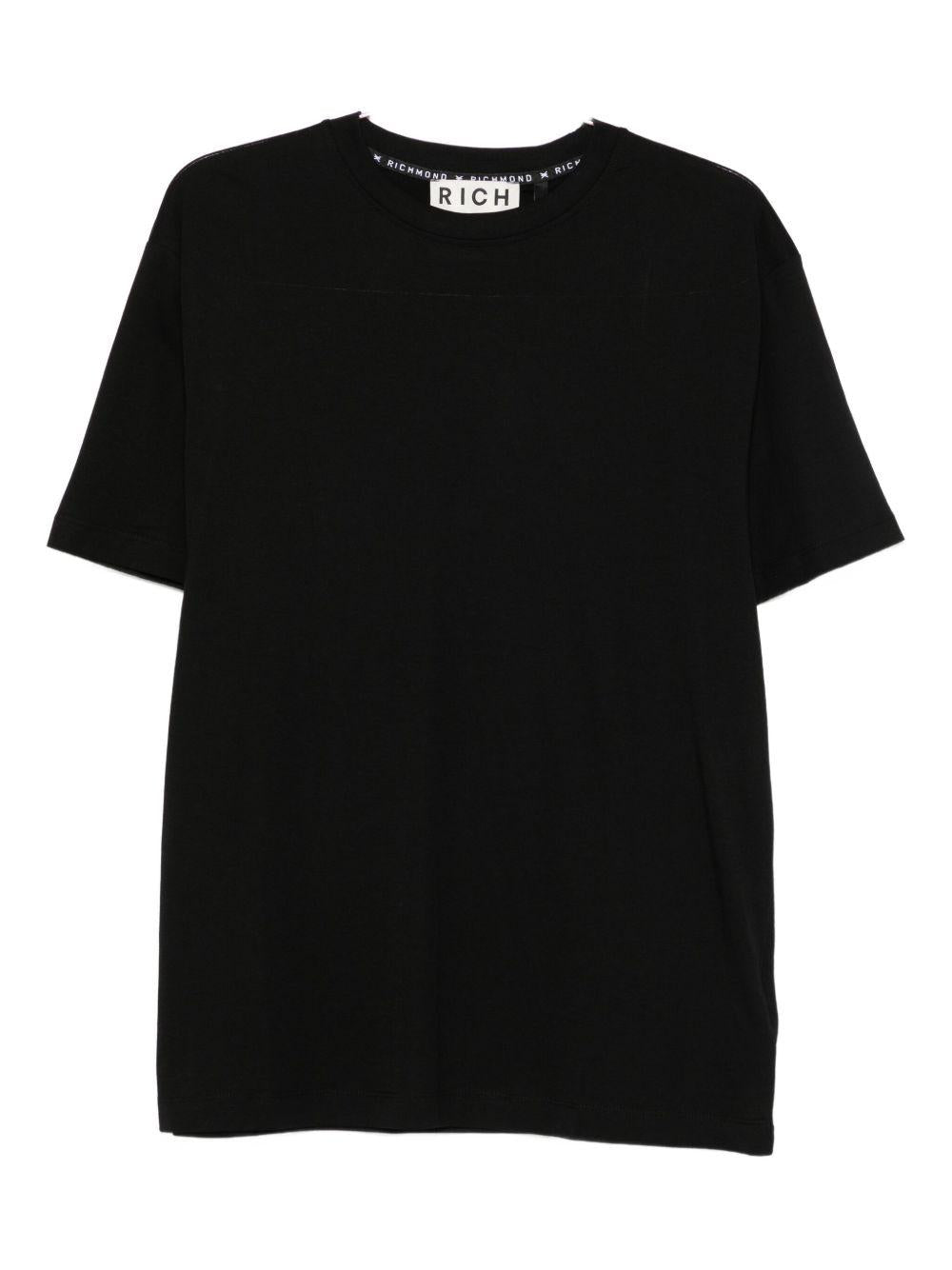 JOHN RICHMOND T-shirt girocollo nera 