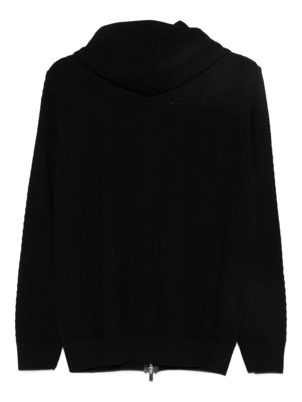 DANIELE ALESSANDRINI Felpa con cappuccio e zip 