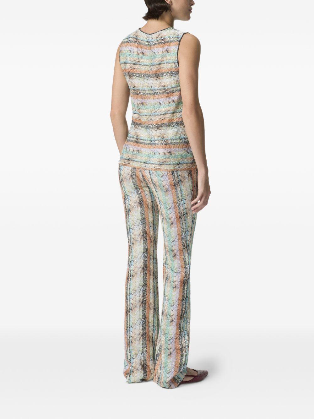 MISSONI Top a righe multicolore 