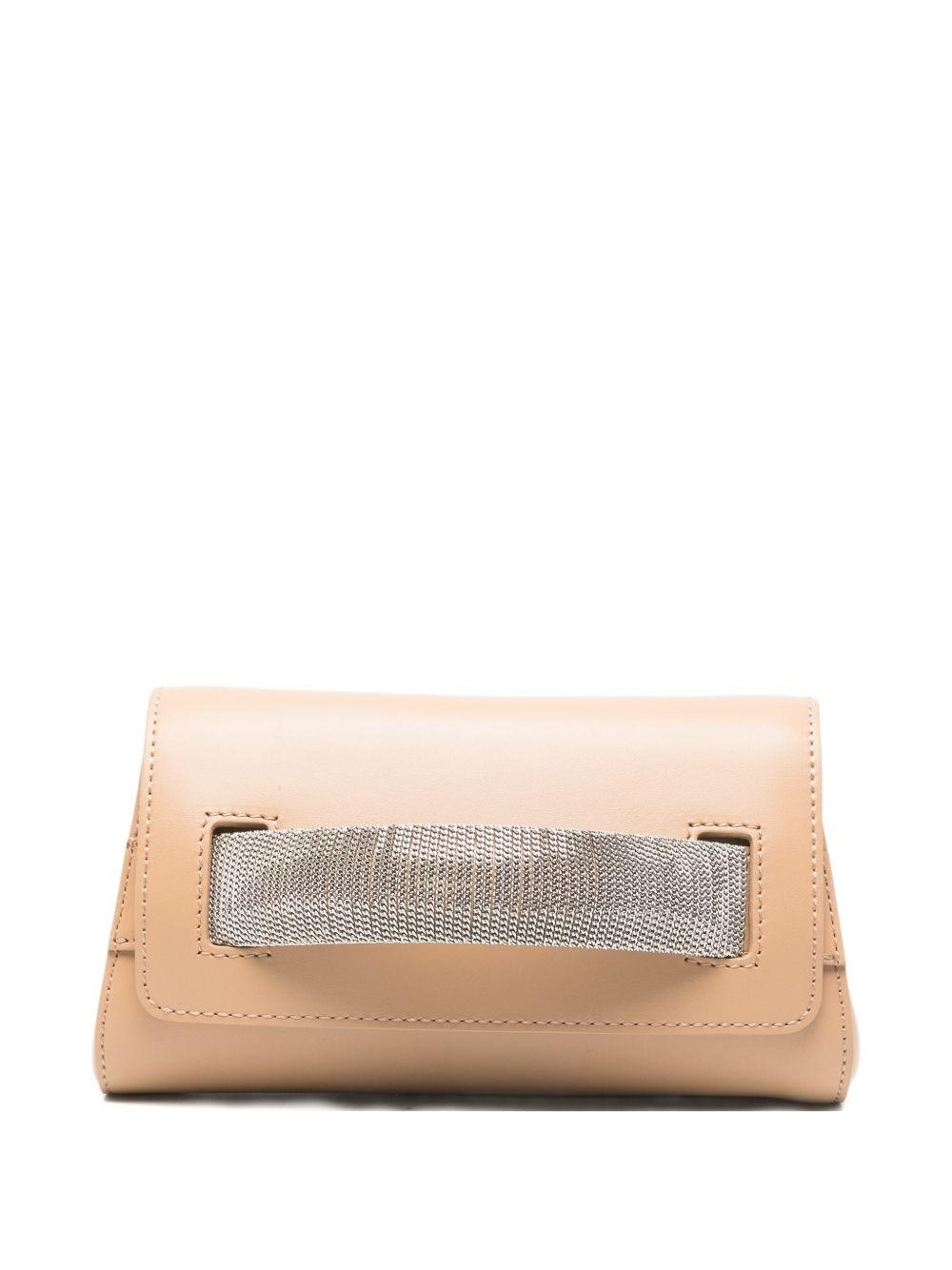 ORCIANI Borsa Alba Chain arancione 