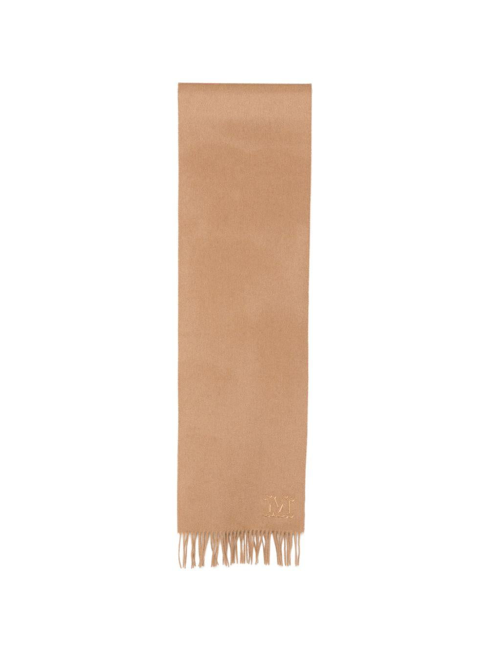 MAX MARA Sciarpa Dalia color cammello in lana e cashmere 