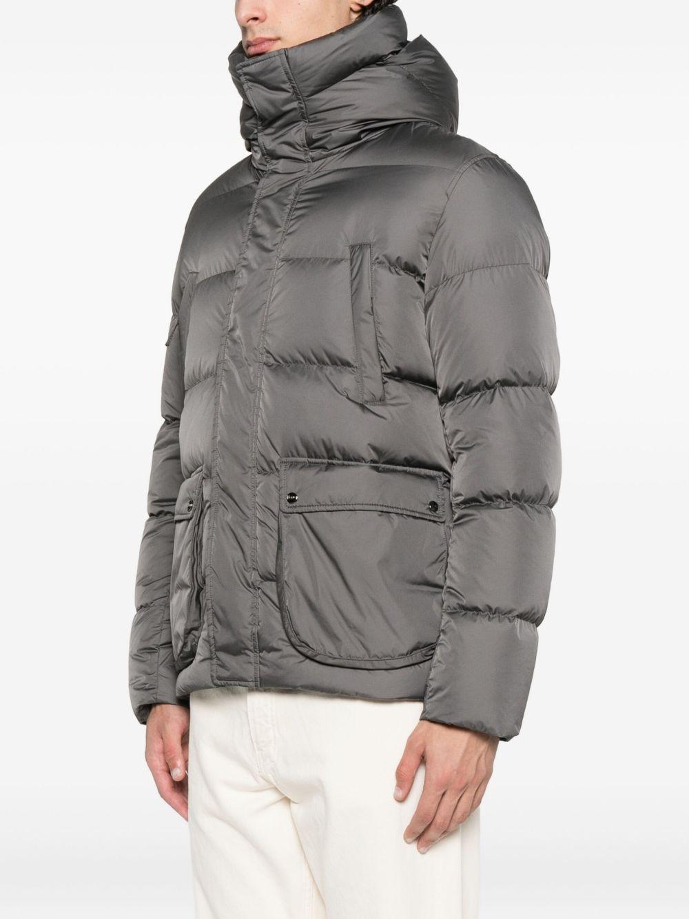 HERNO Piumino corto a collo alto 