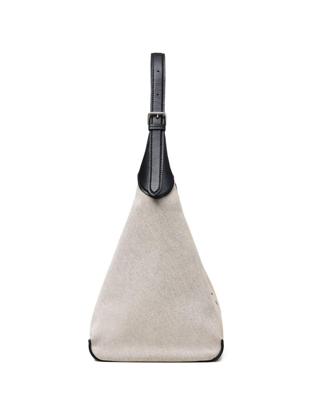 MARC JACOBS Borsa The Sack in cotone grigio 