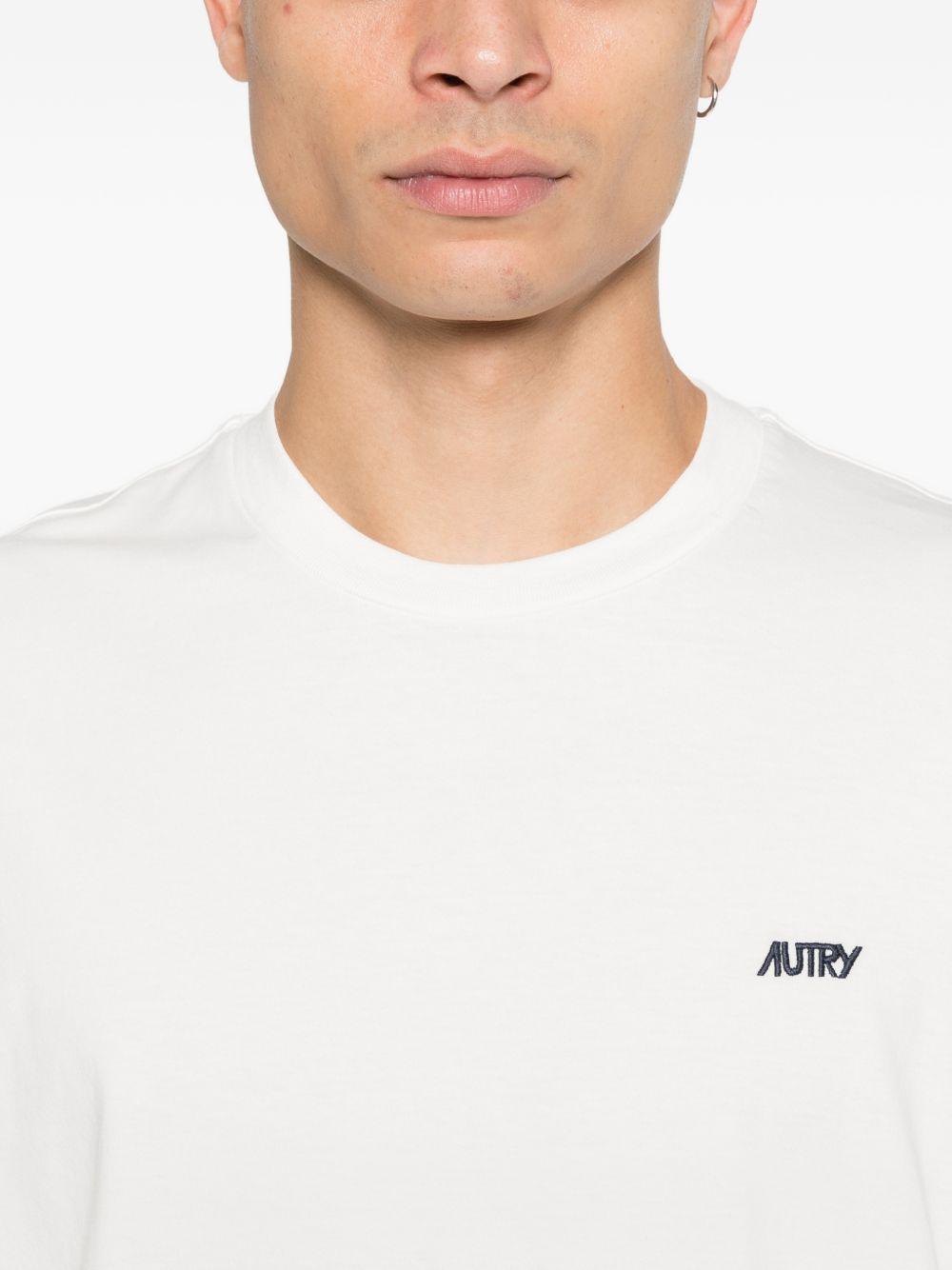 AUTRY T-shirt a maniche lunghe con logo 