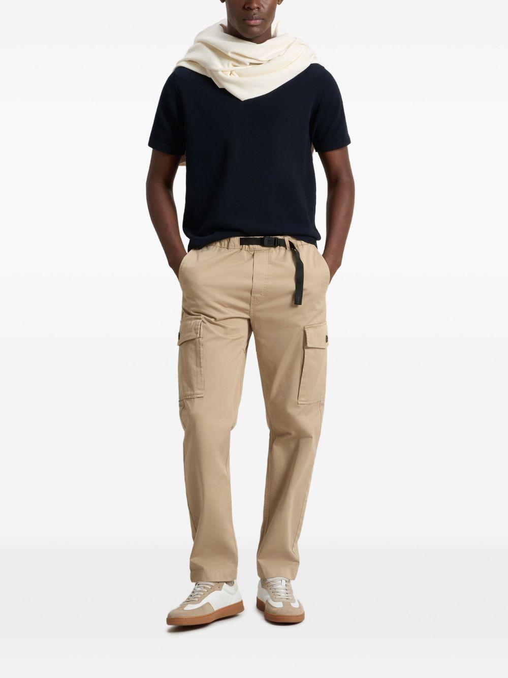WOOLRICH T-shirt in cotone blu 