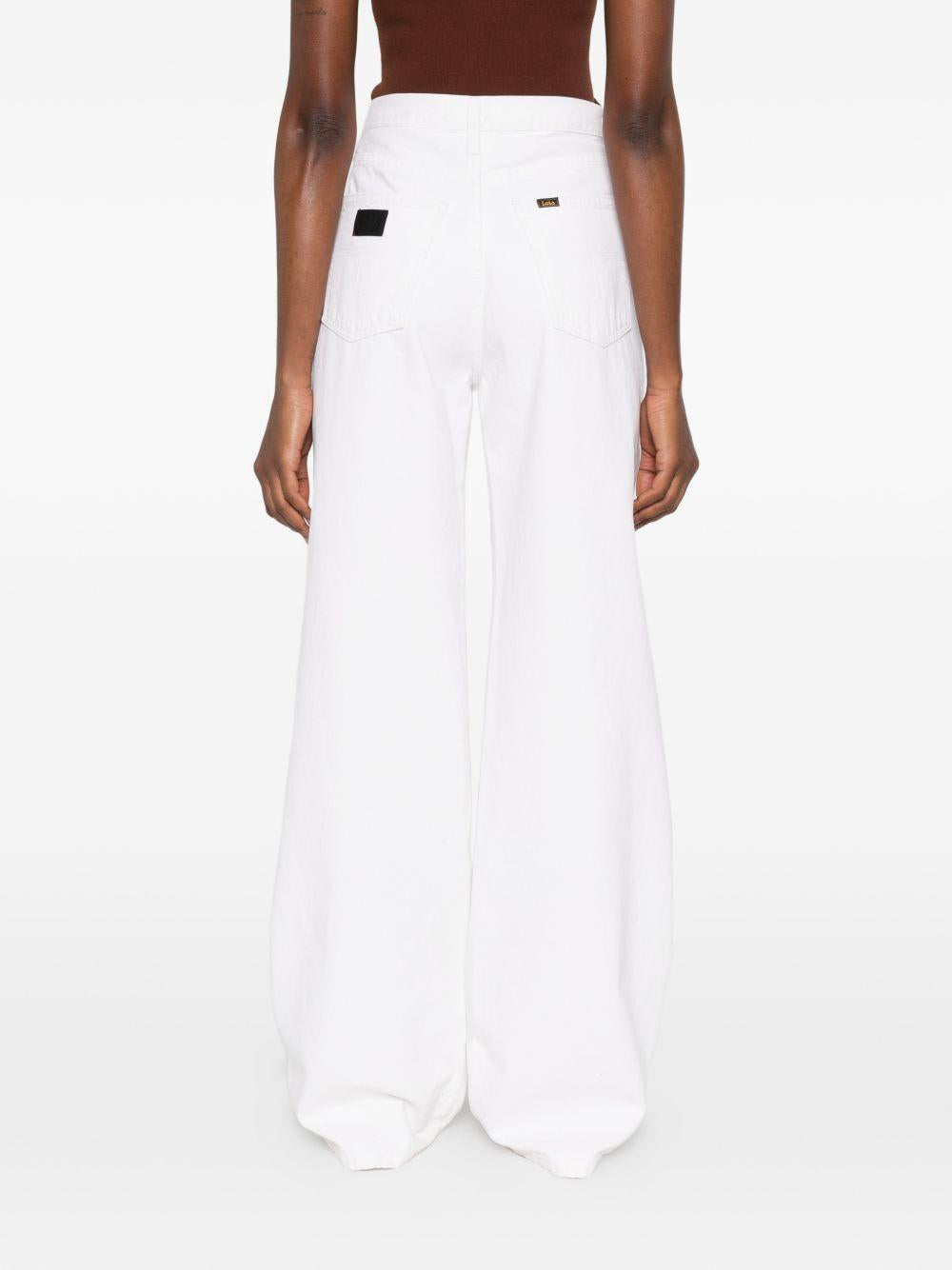 LOIS Jeans Skater Loose in denim di cotone bianco 
