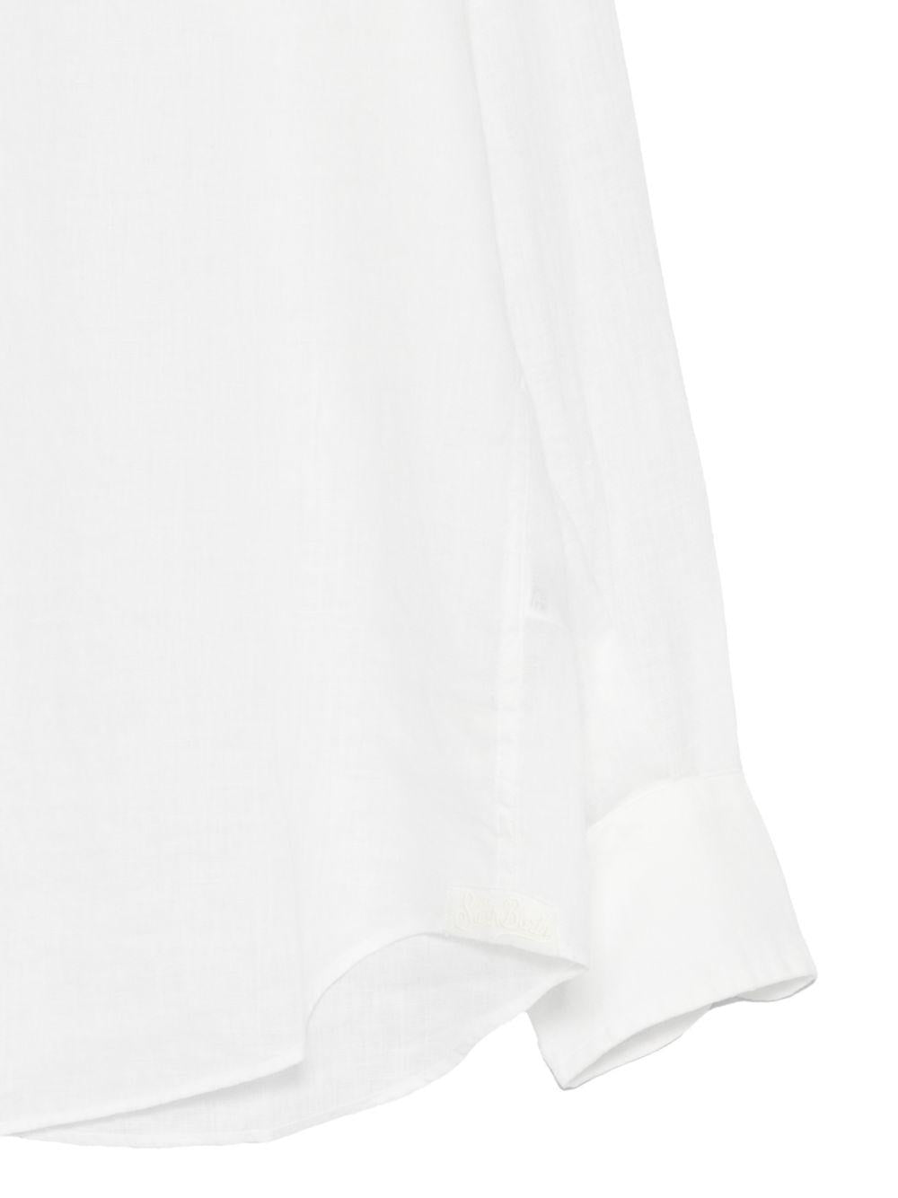 MC2 SAINT BARTH Camicia Raphael in lino bianco 