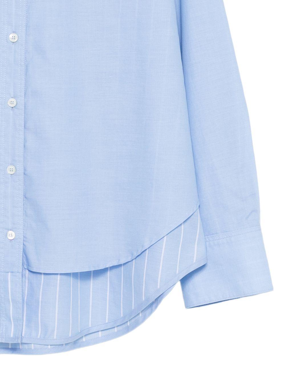 SEVENTY Camicia in cotone celeste 
