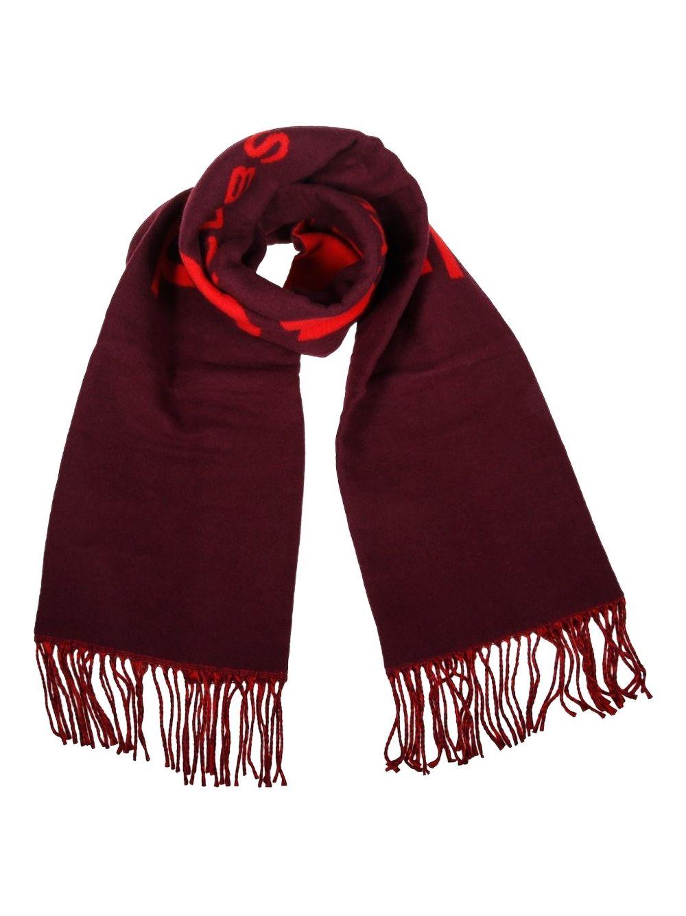 MARC JACOBS Sciarpa 'The Scarf' in misto lana prugna 