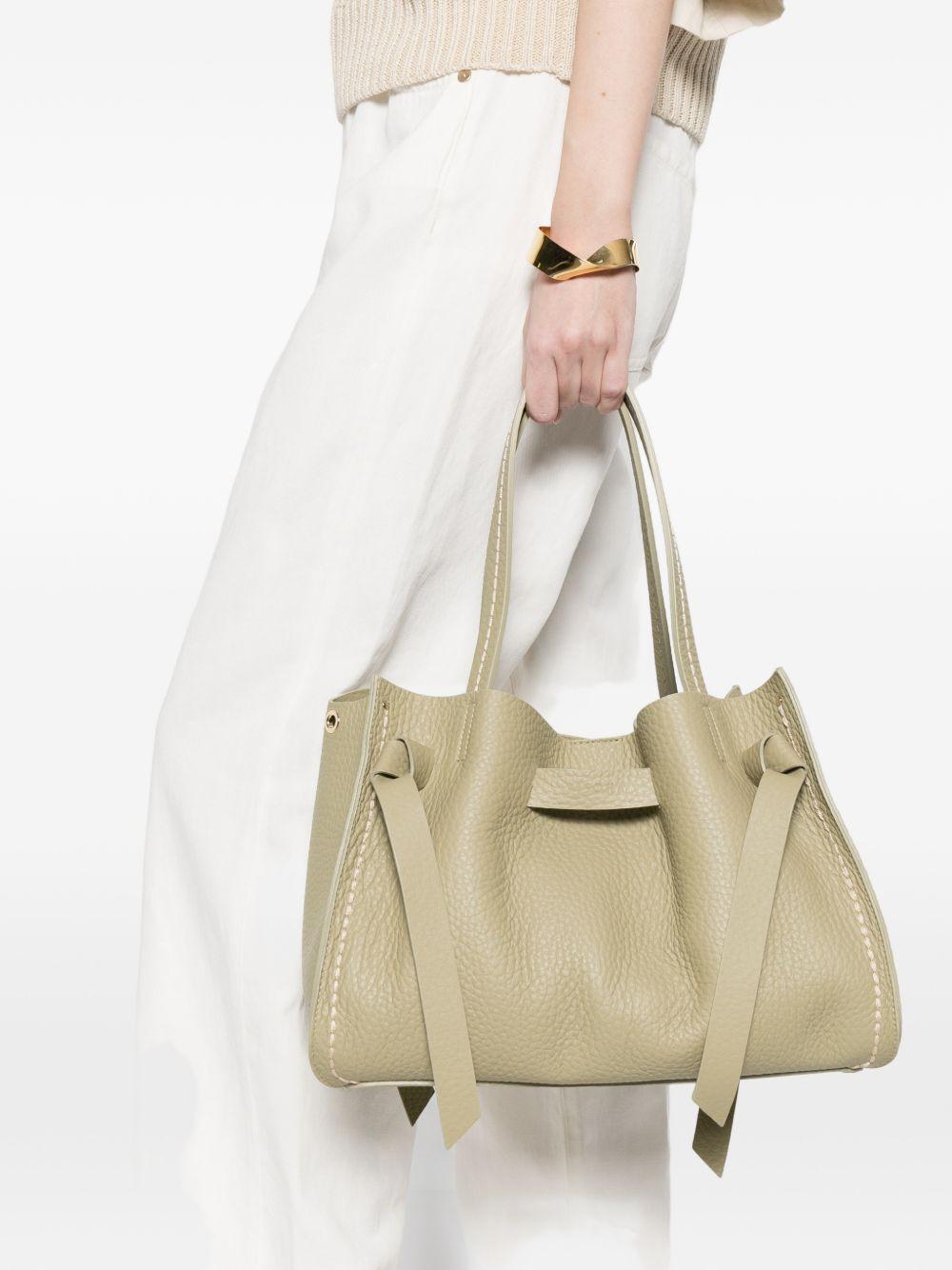 VISONA Borsa shopping Vittoria in pelle 