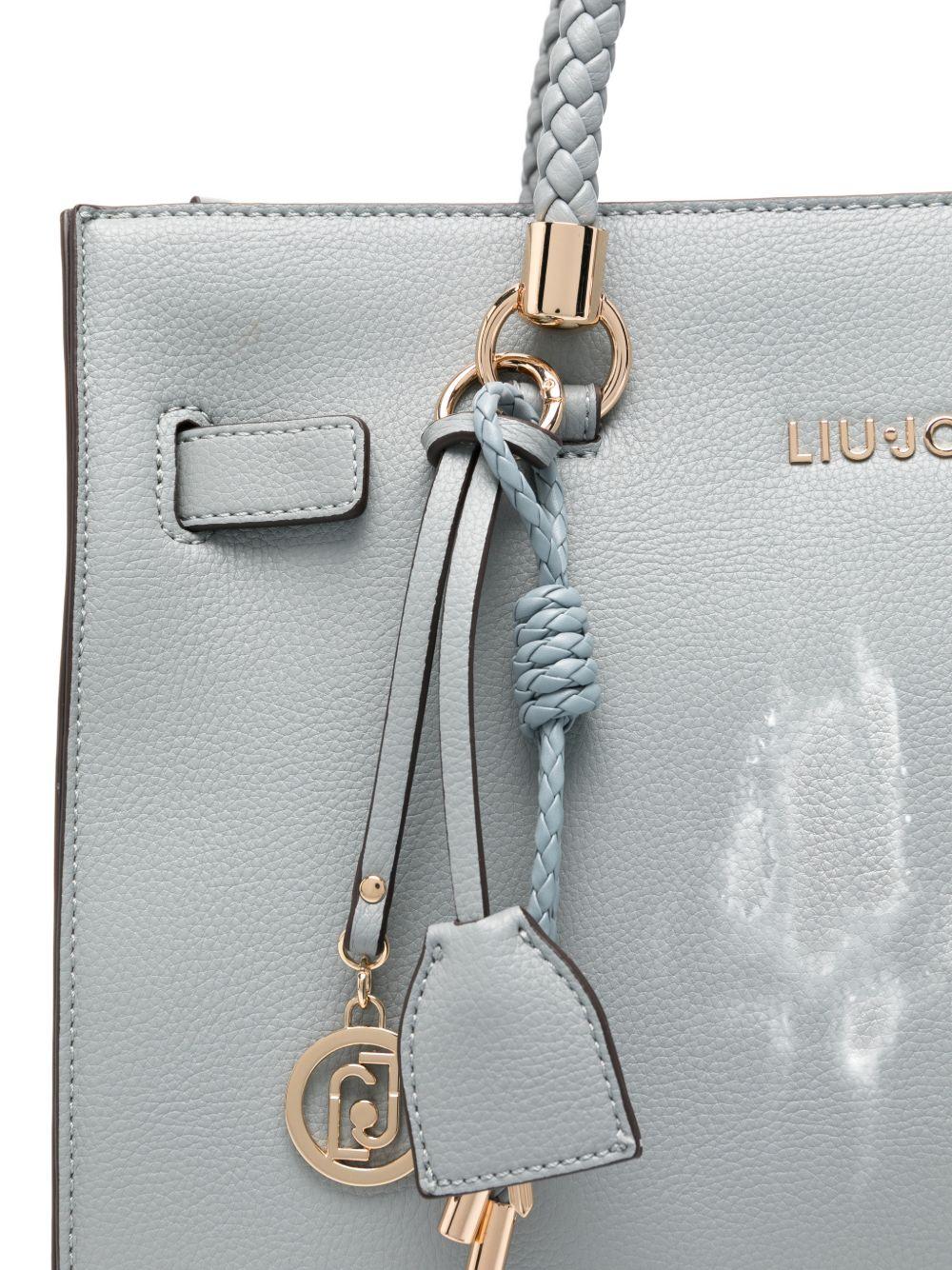 LIUJO Borsa Satchel media con charms 