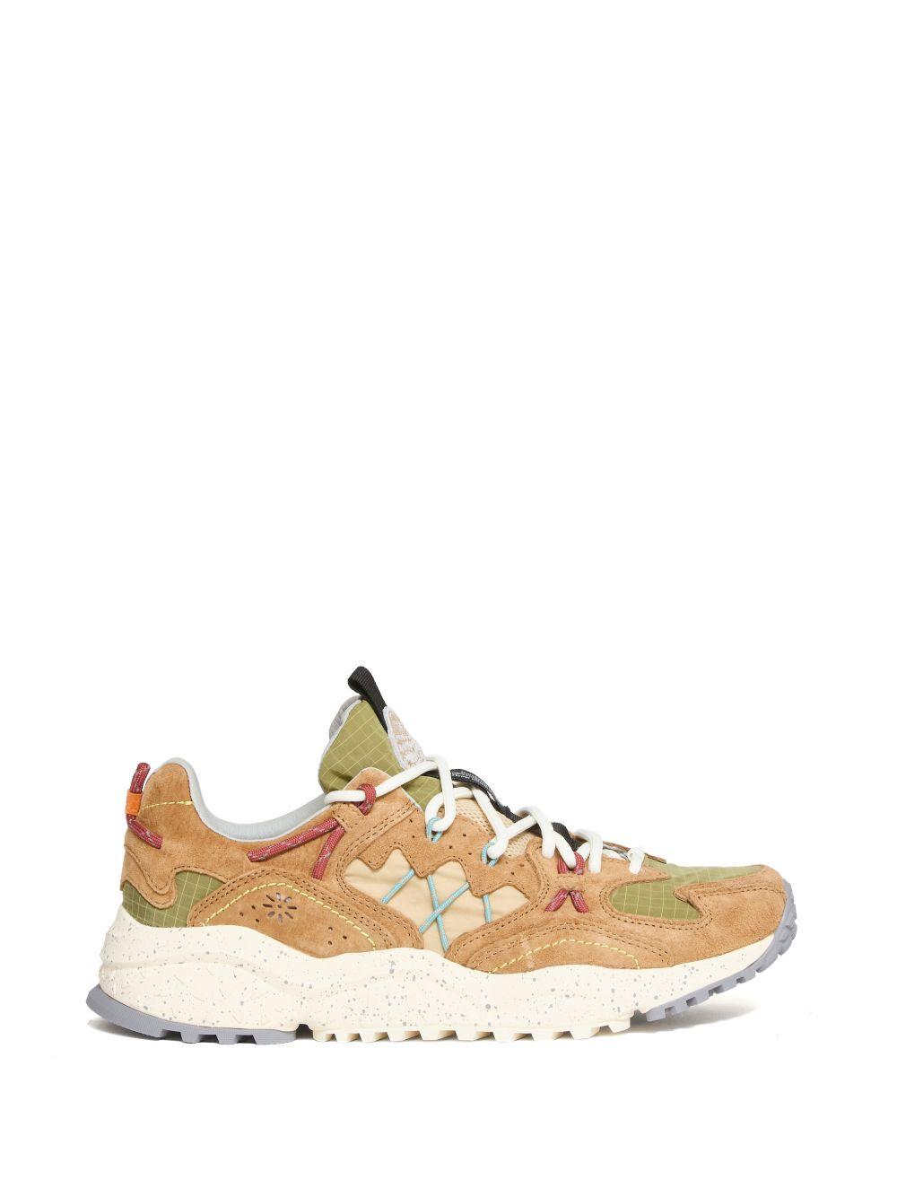 FLOWER MOUNTAIN Sneakers basse Yamabushi cammello 